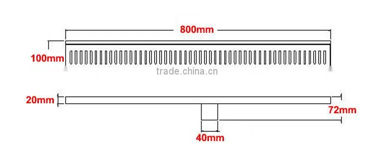 self manufacture sanitary floor drain brushed