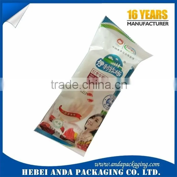 packaging for ice cream bar/wrapping film roll/popsicle plastic bag