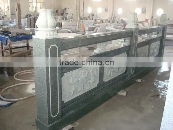 granite stone bridge railing