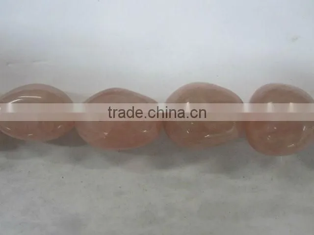 wholes natural polished stone Rose quartz