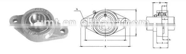 High Performance with Prism Phere Bearing UCFL217