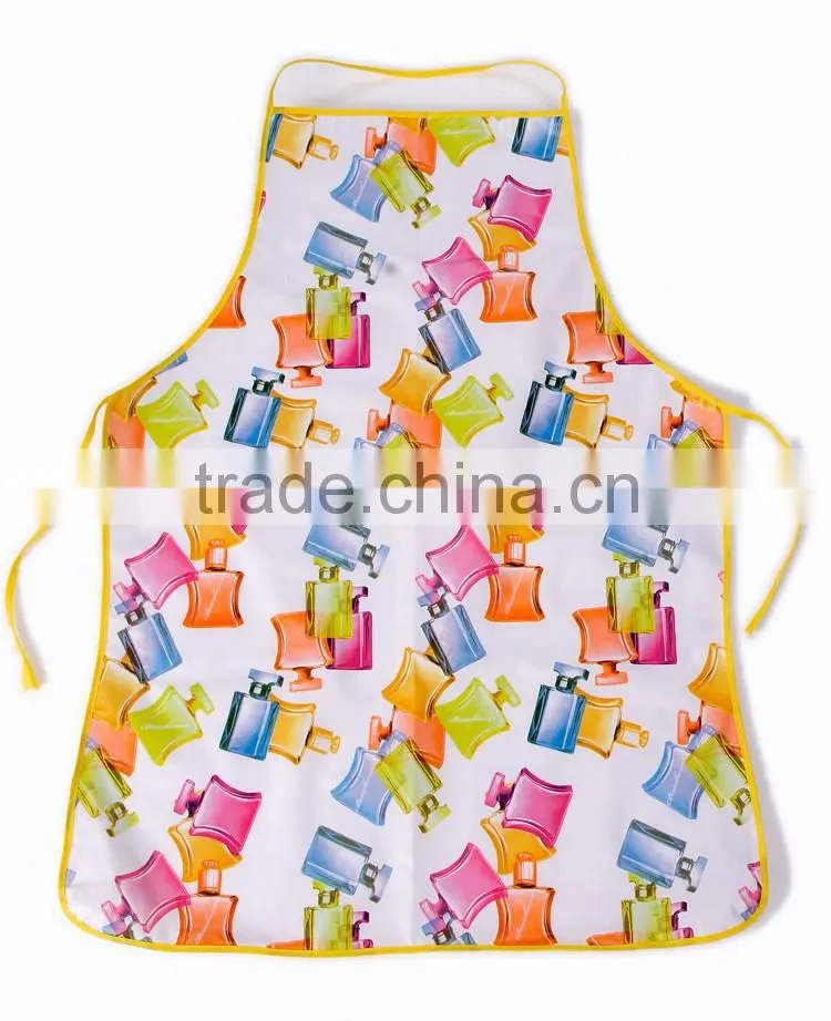 PVC with non-woven Apron/ easy clean & waterproof home kitchen apron