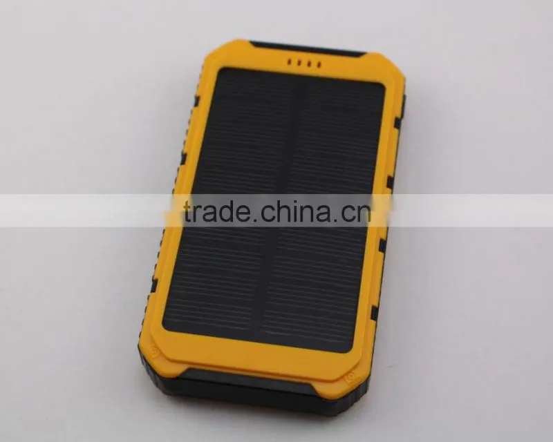 The portable Solar Charger outdoor sports 8000mah Solar Power Bank