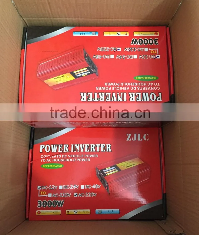 2015 Hot Sale 3000W power inverter in ZJLC brand