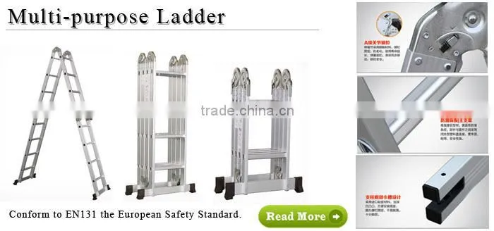EN131 certification safety home use aluminium ladders household ladder