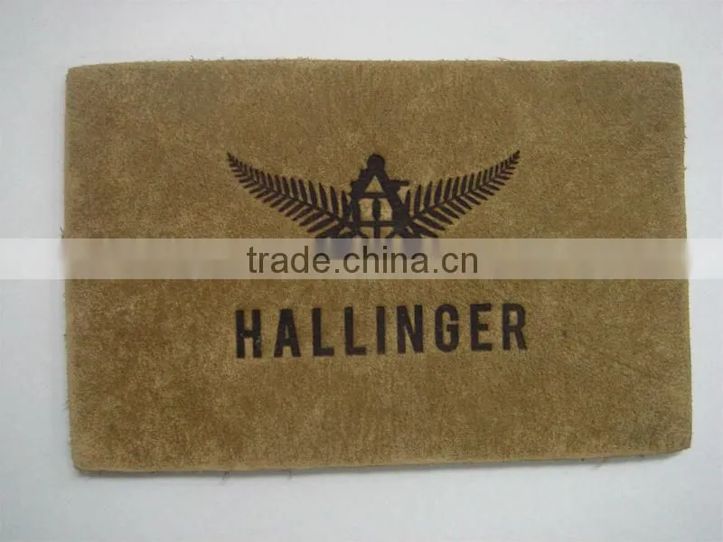 cheap custom jeans leather patch