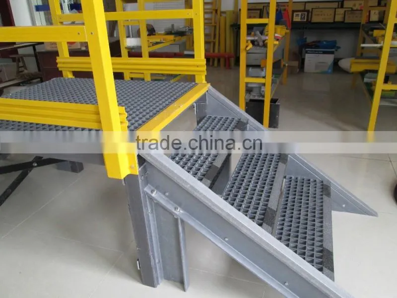 Plastic Fiberglass Water Drain Grating Trench Covers With Molding Technology