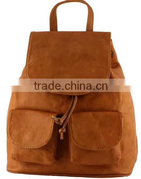 Cheap Brown Leather Backpack Pattern for Teens
