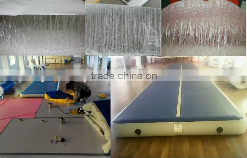 High Quality Blue 20cm Inflatable Air Track For Gym