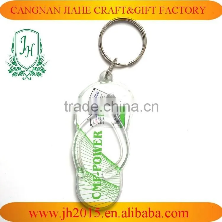 Personalised colorful logo custom printed acrylic key chain