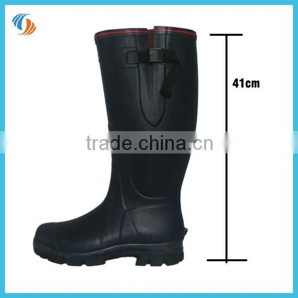 Mens heavy duty rubber fishing boots