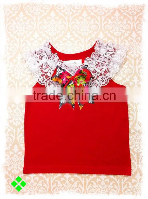 Wholesale price in OEM high quality elegent fashion blouse in lace MIX Color bowknot