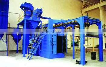 Alloy Wheels Overhead Chain Type Shot Blasting Machine