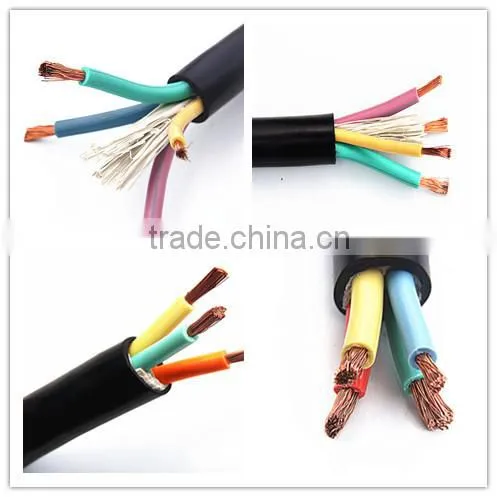 h07rn-f industrial cable 7 strands earth grounding rubber cable
