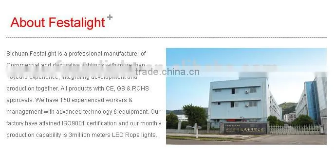 Festival light IP 65 Waterproof 60 LED 3528 SMD LED flexible light
