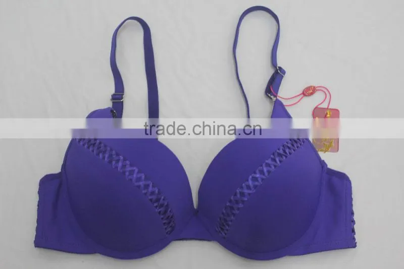 Stylish Satin Tape Ladies Push Up xxx Sexy Bra