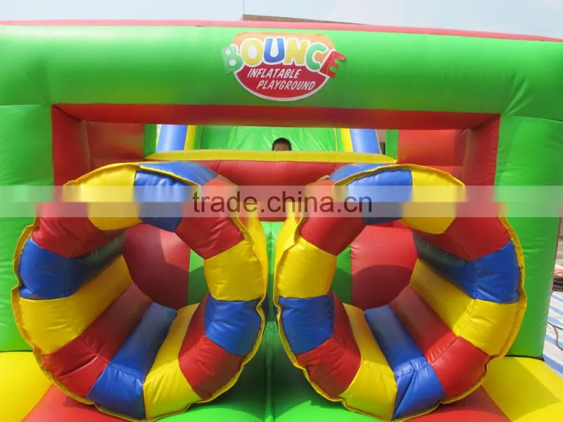 inflatable playground obstacle course for sale, obstacle course factory price