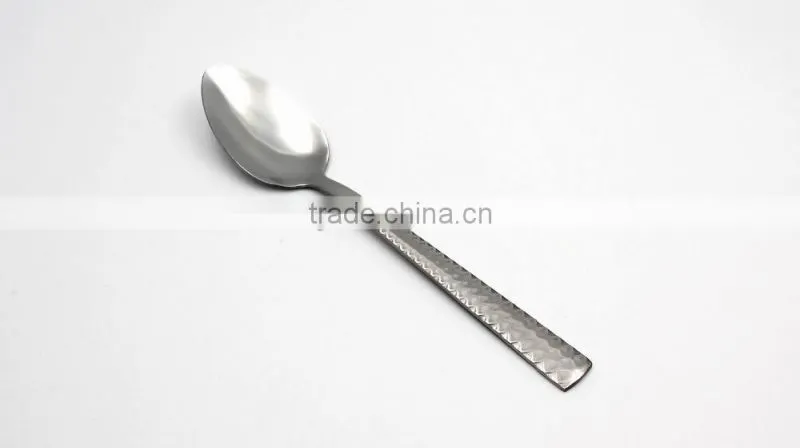 2016 hot sale wedding favors fish-scale stainless steel spoon and fork sets