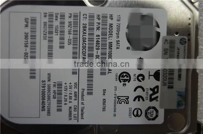 Hot Sale 655710-B21 1TB 7.2K 2.5 bulk hard drives HDD For HP YN