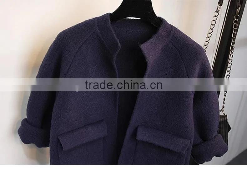 2015 new european BF style early spring knit women sweater jacket