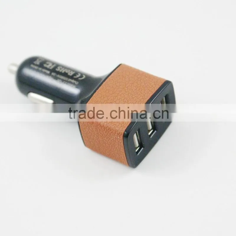 Universal Triple USB Car Charger Adapter power adapter fast charging for iPhone