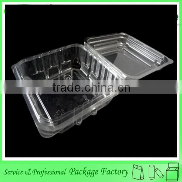 Transparent cheap plastic PET fruit tray
