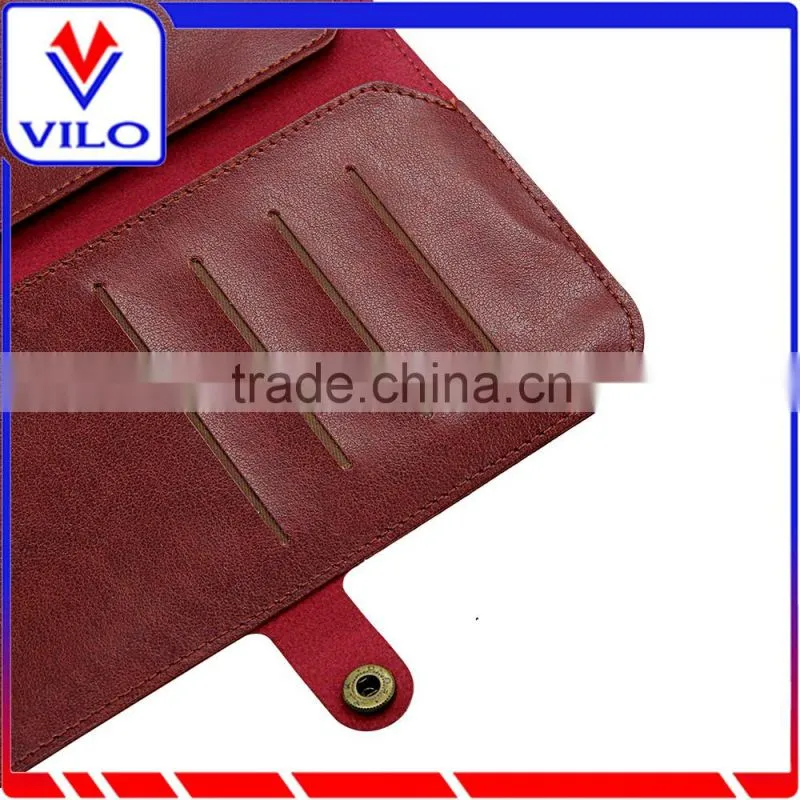 New Fashion Luxury Genuine Leather Mobile Phone Case for iPhone 6 Wallet Case First Layer Leather Mobile Phone Cases