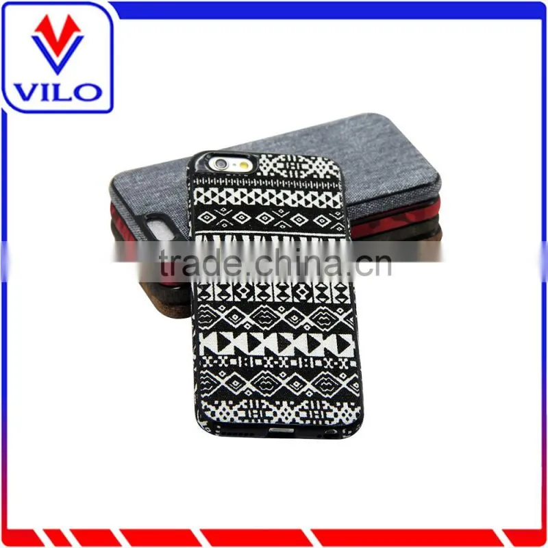 Fashionable canvas leather TPU case