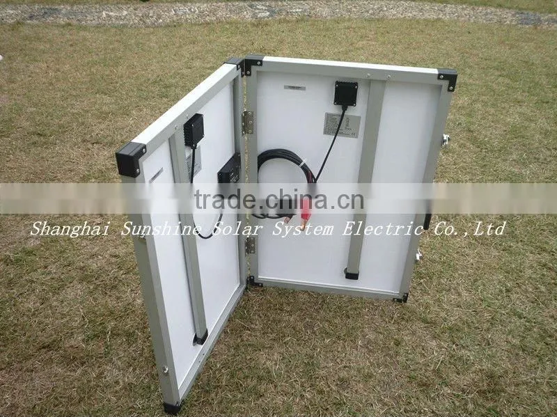 Factory direct 120w portable folding solar panel for outdoor use