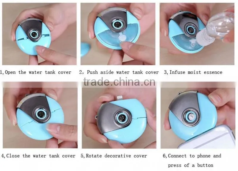 Beauty Mist Spray Diffuser Atomization Facial Humectant For IOS For Android Phone