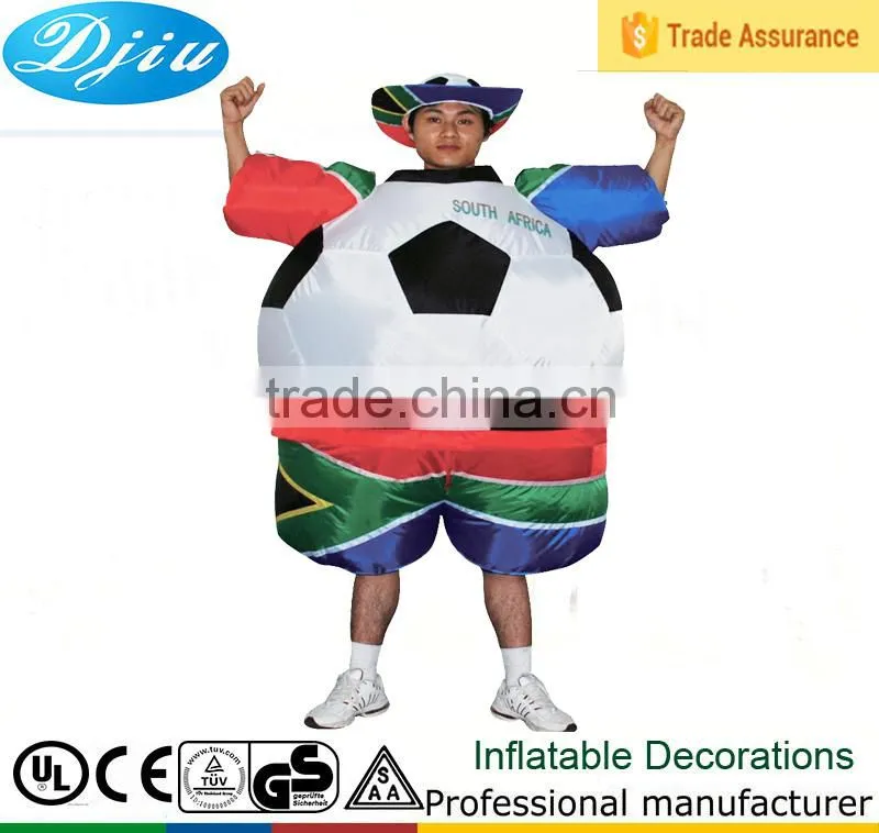 DJ-CB001 Men's Inflatable Red M&M Costume
