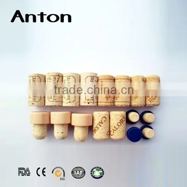 Wholesale wooden cork for wine glass bottle and glass jar
