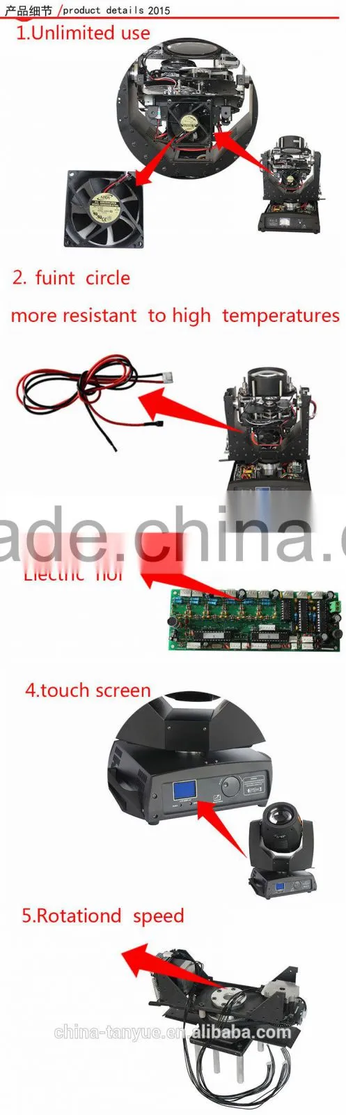 8*10w Eight Head LED RGBW 4-in-1 Beam Moving Head Stage Light led disco beam