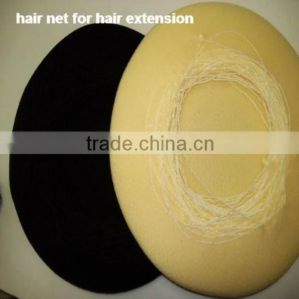Quality nylon hair net for hair extensions