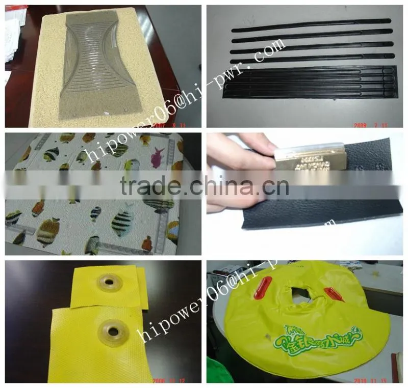 High frequency pu leather welding & embossing machine