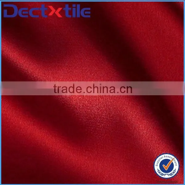 Plain printing satin fabric with high quality for clothing
