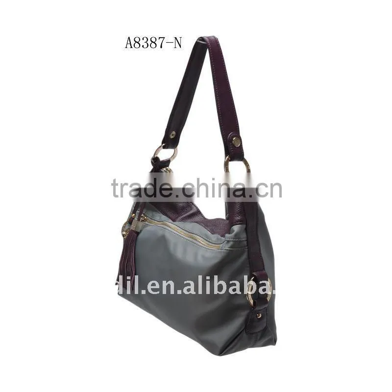 Classic Nylon front zip hobo new fashion handbags 2012