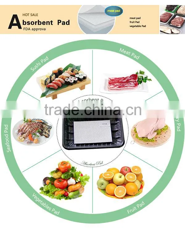 Disposable SAP material food use high water absorption water absorbent pad