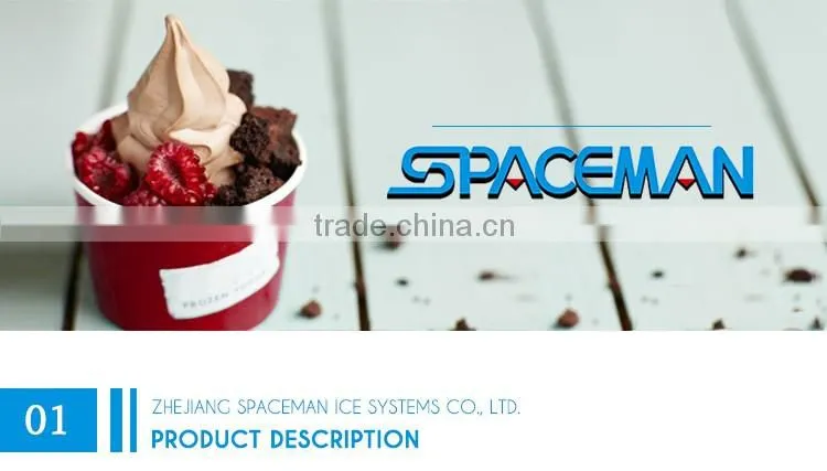 Hot selling counter top multi flavor ice cream maker machine 6225A