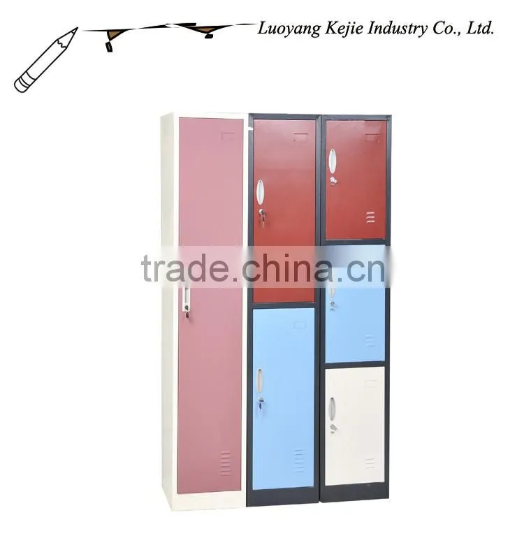 Knock Down Metal 2 Tier Gym Locker/Double Door Storage Locker
