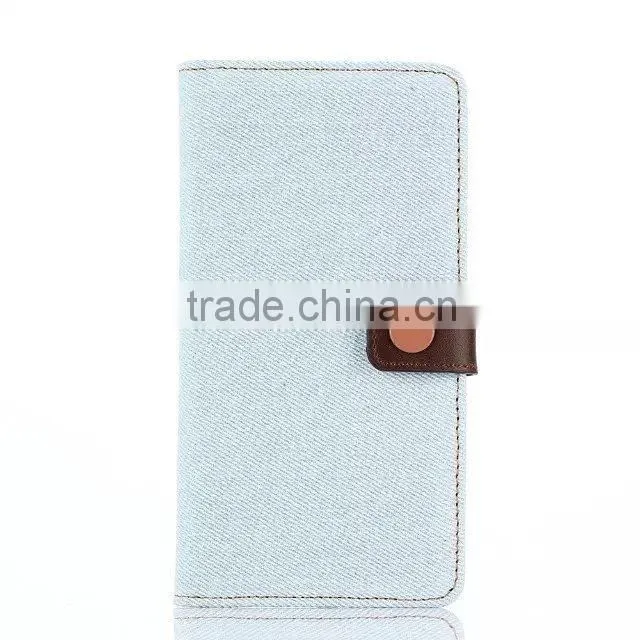 New product case for SONY Z4,special design case for LG phone ,demin style pu leather case for SONY Z4 with wallet