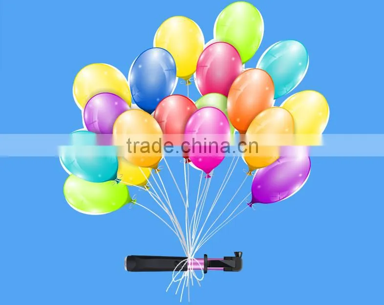 2015 Best Selling Premium Aluminum Light Portable Bluetooth Selfie Stick For Christmas