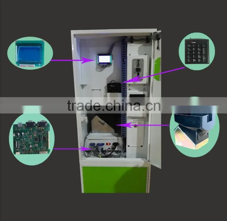 Safe and Deluxe Paper Money Change Coin Machine Coin Selling Machine for automatic laundry store
