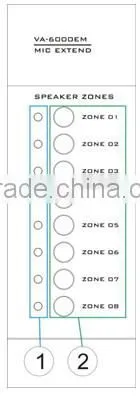 ITC VA-6000EM Fire Alarm System Remote Control Alarm for Extention