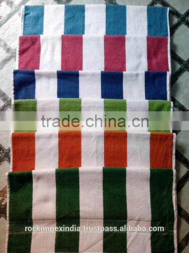 CABANA STRIPED HOTEL POOLTOWEL