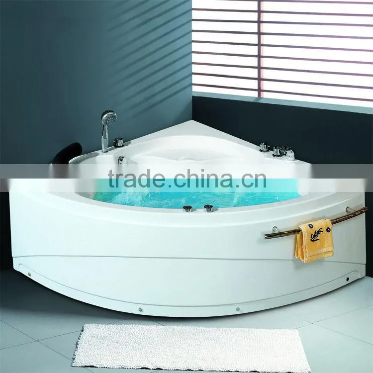 single person transparent acrylic bathtub