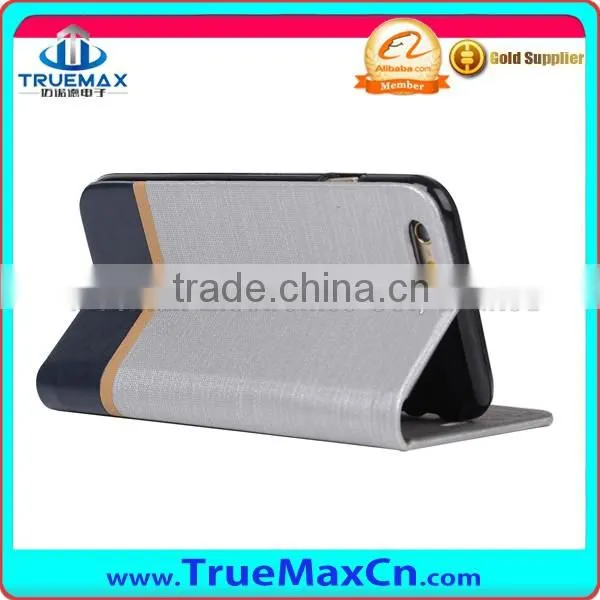 Premium wallet&card holder&stand flip cover for iphone 6 6s leather phone case