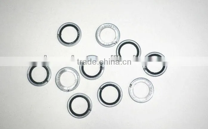 Metal channel industrial round brushes