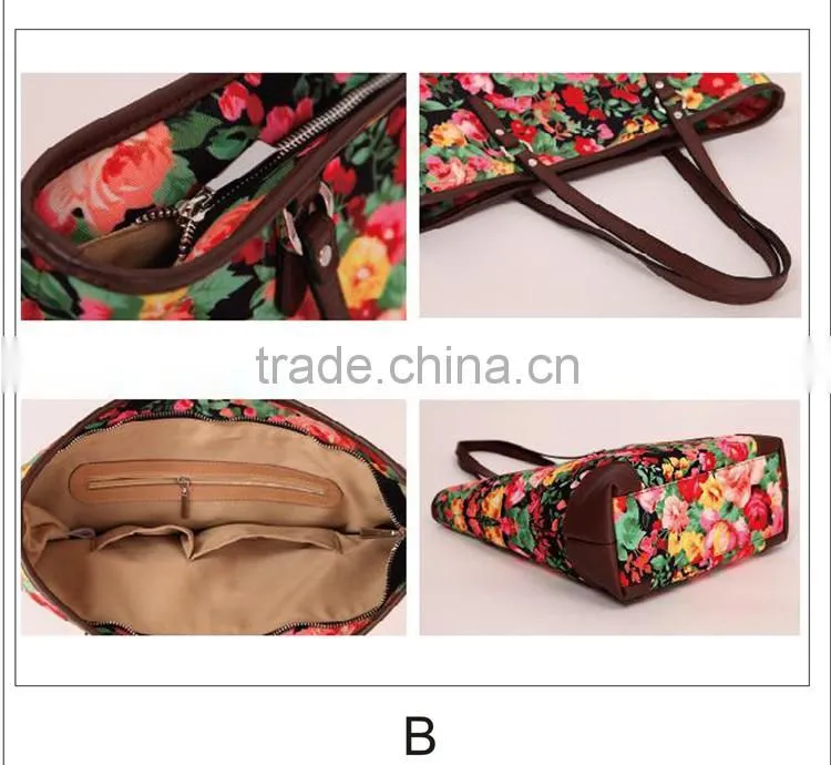2015 chinese female tote bag female canvas tote bag lady canvas tote bag