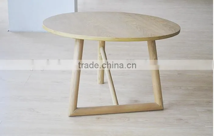 ash wood table round table, nordic design furniture